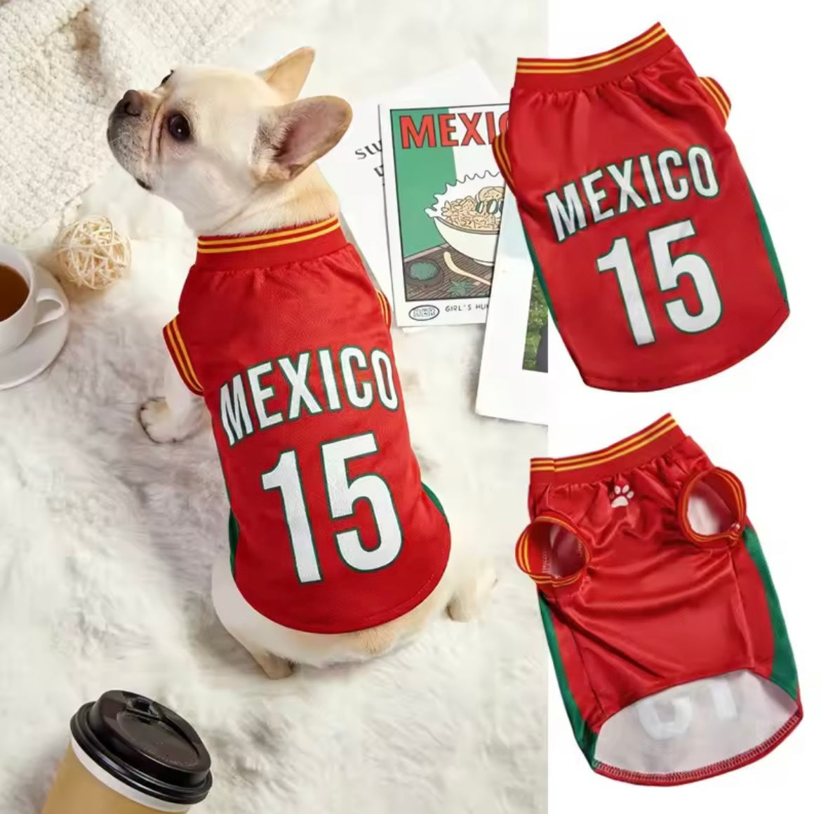 Maillot de foot pour chien