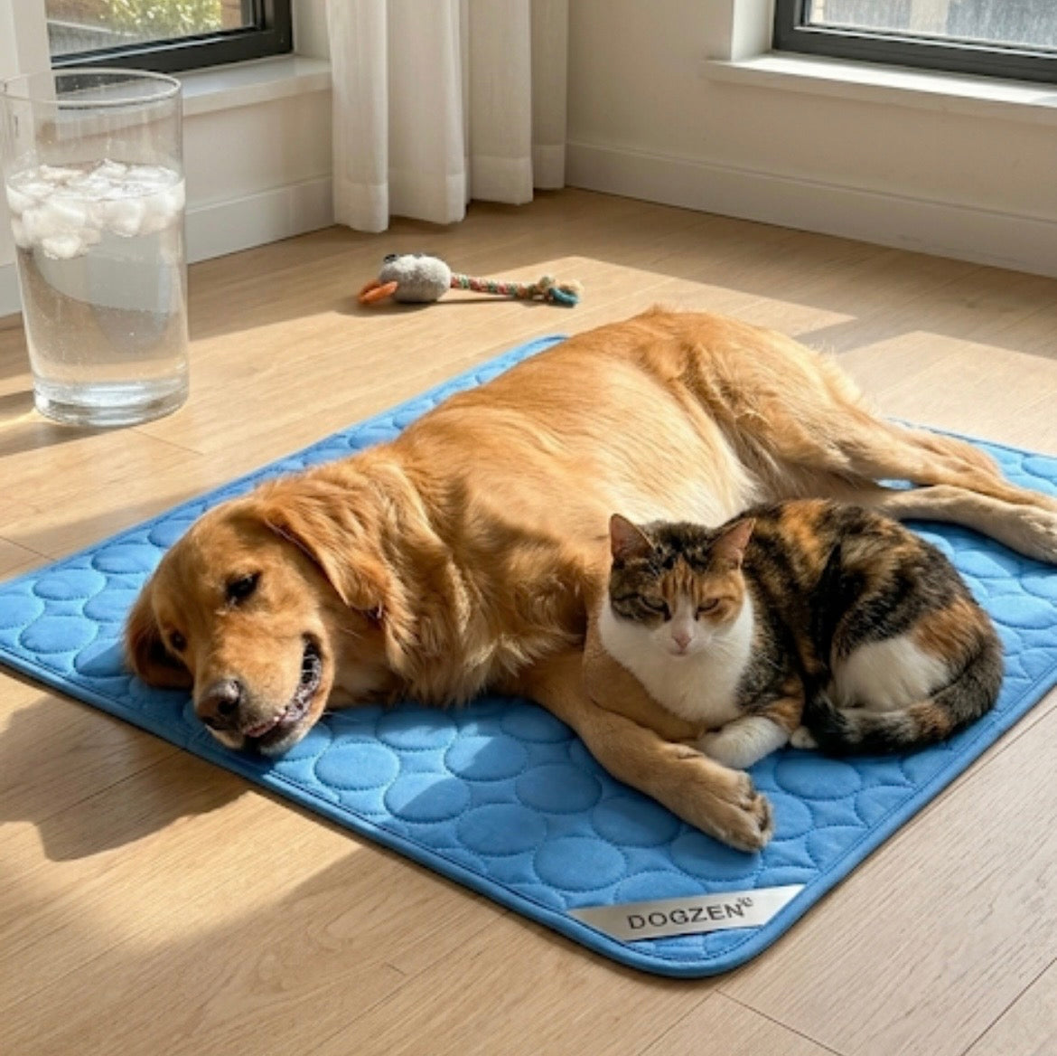 Tapis Rafraîchissant pour Chien & Chat — Confort Glacé Toute l'Été