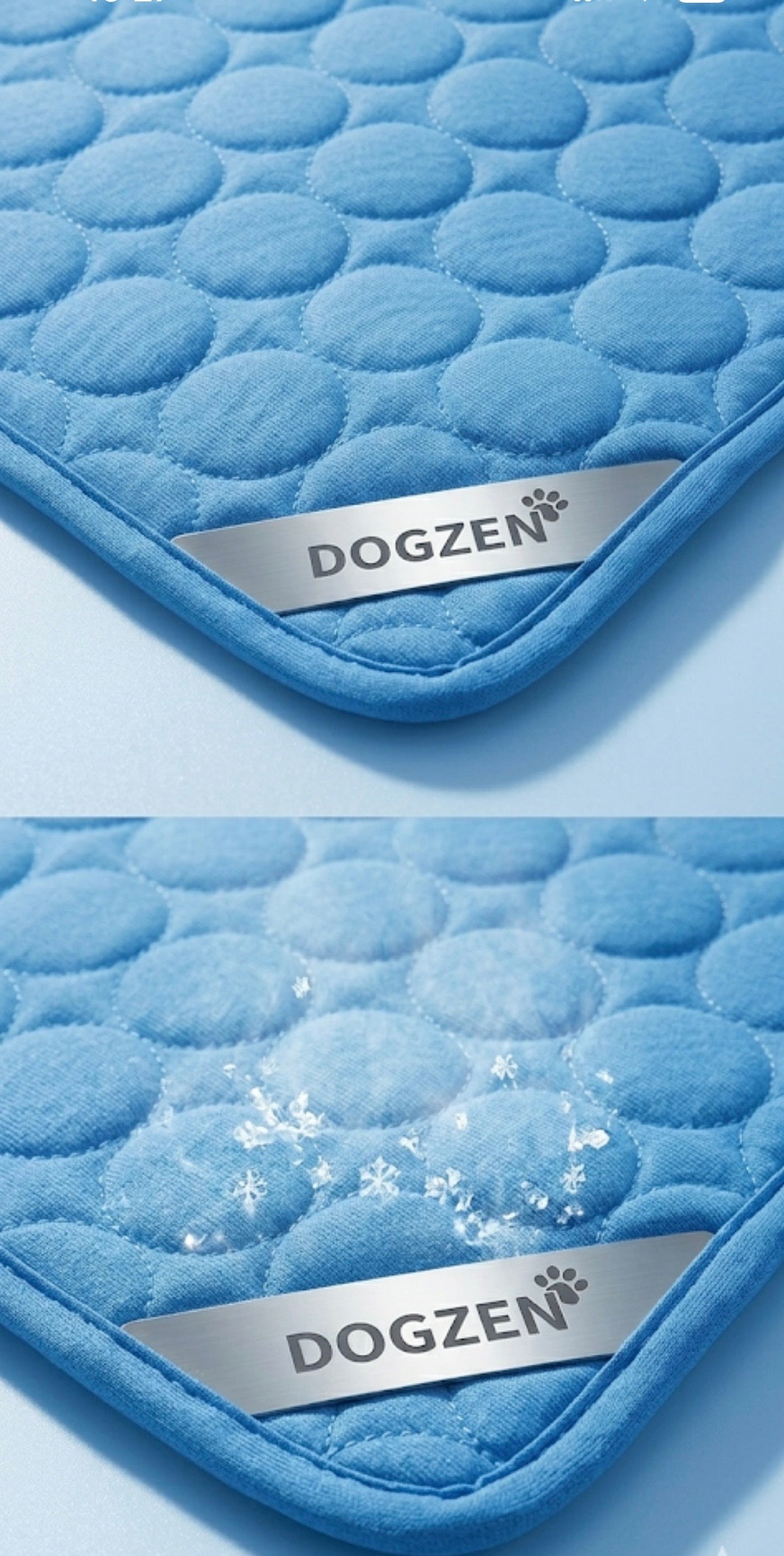 Tapis Rafraîchissant pour Chien & Chat — Confort Glacé Toute l'Été