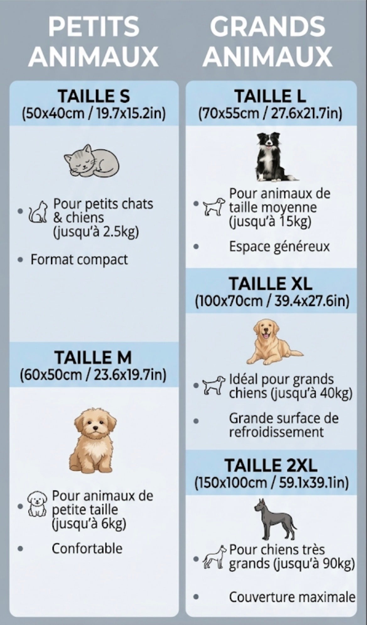 Tapis Rafraîchissant pour Chien & Chat — Confort Glacé Toute l'Été